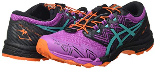 Asics Gel-Fujitrabuco Sky, Trail Running Shoe Mujer, Digital Grape/Baltic Jewel, 40.5 EU