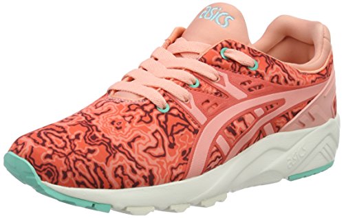 ASICS Gel-Kayano Trainer EVO, Zapatillas de Gimnasia Mujer, Naranja Hot Coral Peach Melba, 38 EU