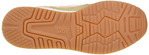 Asics Gel-Lyte III, Zapatillas Mujer, Naranja (Bleached Apricot/White), 44.5 EU