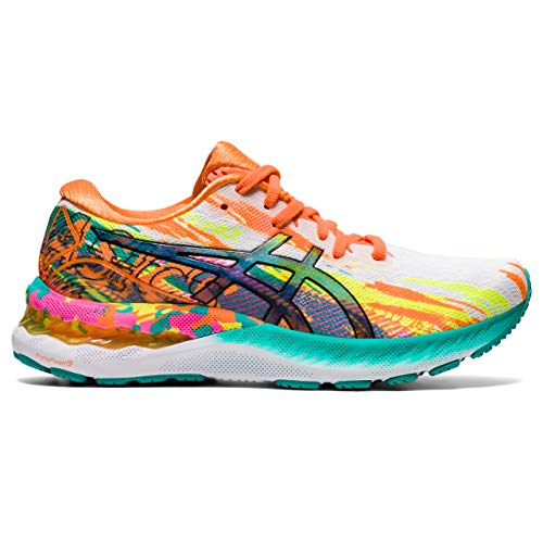 Asics Gel-Nimbus 23, Road Running Shoe Mujer, Rose Puissant Jaune, 37.5 EU