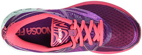 Asics Gel-Noosa FF, Zapatillas de Running para Mujer, Morado (Prune/Glacier Sea/Rouge Red), 39.5 EU