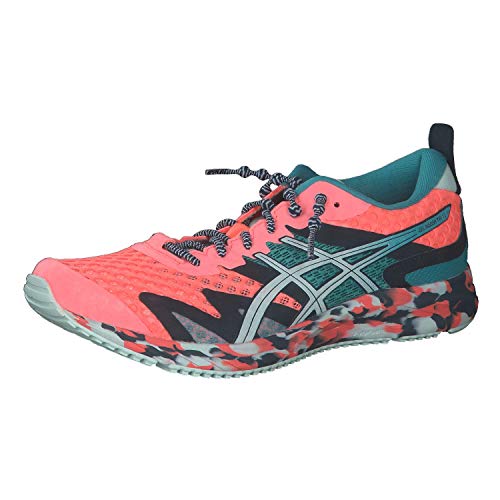 ASICS Gel-Noosa Tri 12, Zapatillas de Running Mujer, Sun Coral Bio Mint, 37.5 EU