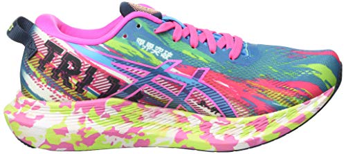 Asics Gel-Noosa Tri 13, Road Running Shoe Mujer, Digital Aqua/Hot Pink, 39 EU