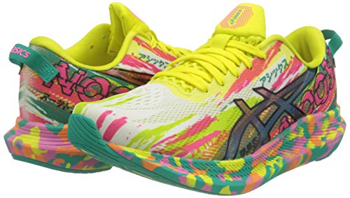 Asics Gel-Noosa Tri 13, Road Running Shoe Mujer, Hot Pink/Sour Yuzu, 38 EU