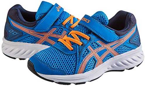 ASICS JOLT 2 PS, Zapatillas para Correr, Directoire Blue Orange Cone, 29.5 EU