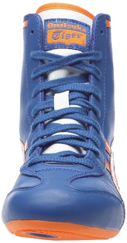 Asics Onitsuka Tiger Wrestling 81-Zapatillas de Skate Unisex, Azul (Azul y Naranja), 39