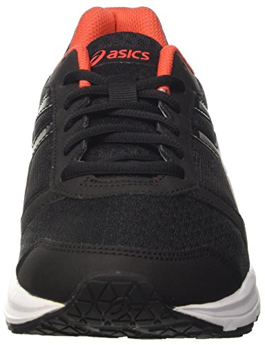 Asics Patriot 8, Zapatillas de running Hombre, Negro (Black/Lightning/Vermilion), 40.5 EU