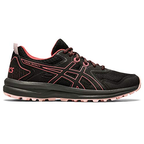 Asics Trail Scout, Sneaker Mujer, Negro/Dried Rose, 40 EU