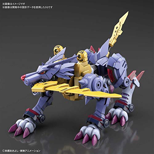 Bandai Spirits Digimon Metal Garurumon Amplified Figure-Rise Model Kit