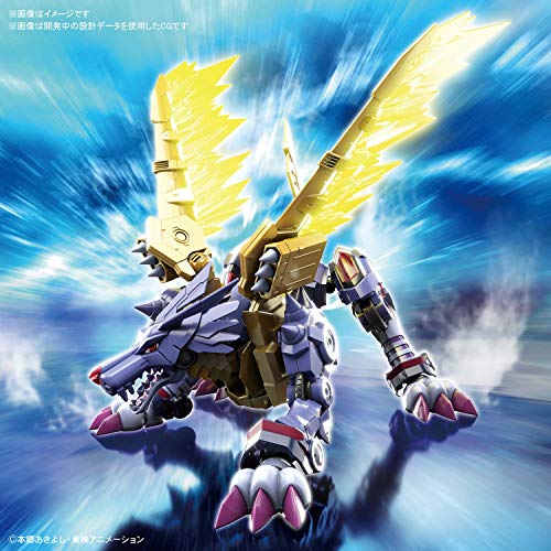 Bandai Spirits Digimon Metal Garurumon Amplified Figure-Rise Model Kit