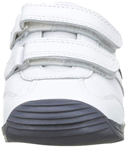 Biomecanics 151157, Zapatos de primeros pasos Unisex Bebés, Blanco (Blanco/Azul/Sauvage), 24 EU