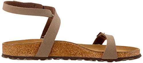 Birkenstock Daloa, Sandalia con Pulsera Mujer, Marrón (Mocca Mocca), 37 EU