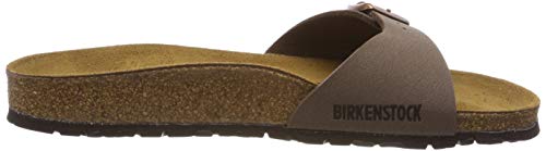 Birkenstock Madrid - Zuecos de birko flor unisex, color marrón, talla 36 (estrecho)