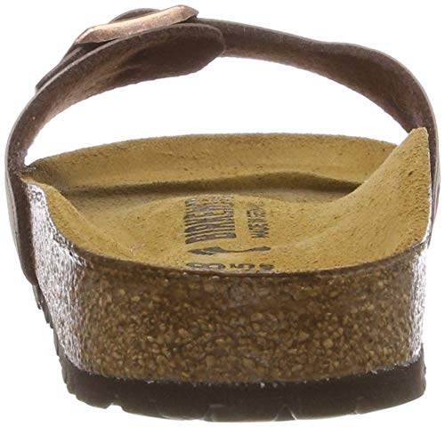 Birkenstock Madrid - Zuecos de birko flor unisex, color marrón, talla 36 (estrecho)