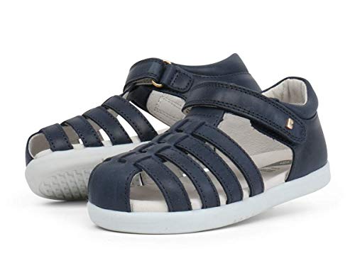 Bobux I-Walk Jump Closed Sandal - Caminantes - Sandalias de Playa de bebés Bobux de Piel (Navy-A, 23)