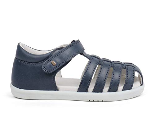 Bobux I-Walk Jump Closed Sandal - Caminantes - Sandalias de Playa de bebés Bobux de Piel (Navy-A, 23)