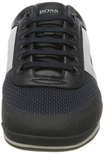 BOSS Saturn_Lowp_me, Zapatillas Hombre, Azul Oscuro, 45 EU