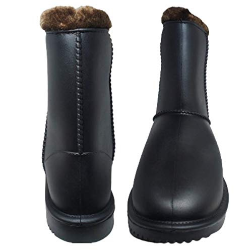 Botas Mujer Botines CON PELO Botas de Agua Mujer IMPERMEABLES Antideslizantes Ajustables Regalos Originales Para Mujer Zapatos de Trabajo Formal Botas Elegantes LIGERAS (num_39)