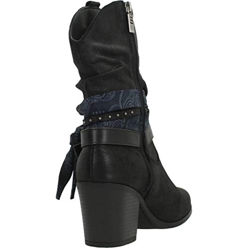 Botas Mujer MTNG | Botas New Palas 50275 | MTNG Mujer | Botas Casual | Cierre con Cremallera | 47284 | Negro | 38