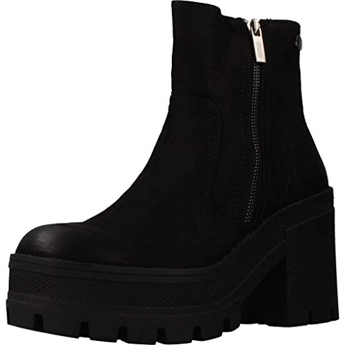 Botines Mujer MTNG | Botines New Mila 58584 | MTNG Mujer | Botines Casual | Cierre con Cremallera | 43300 | Negro | 40