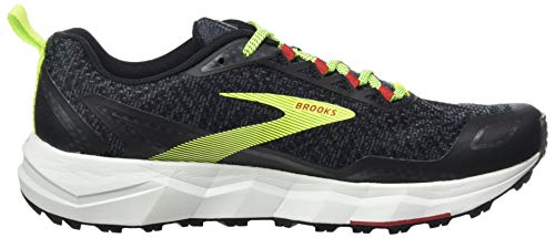 Brooks Divide, Zapatillas para Correr Hombre, Black Ebony Red, 44 EU