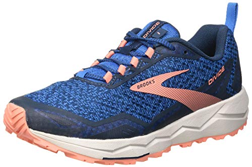 Brooks Divide, Zapatillas para Correr Mujer, Blue Desert Flower Grey, 36 EU