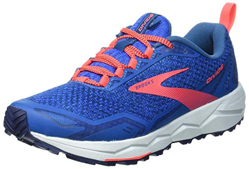 Brooks Divide, Zapatillas para Correr Mujer, Blue Sapphire/Blue/Coral, 36 EU