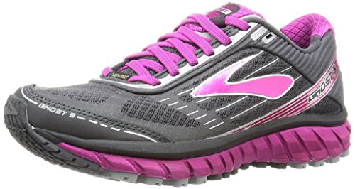 brooks Ghost 9 GTX, Zapatos para Correr Mujer, Multicolor (Anthracite/festivalfuchsia/Silver), 36.5 EU