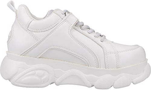 Buffalo Corin, Zapatillas Altas Mujer, Blanco (White 000), 40 EU