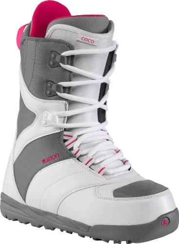 Burton Coco - Botas de snowboard para mujeres, color multicolor (negro - blanco), talla 34 (US 4) (UK 2)