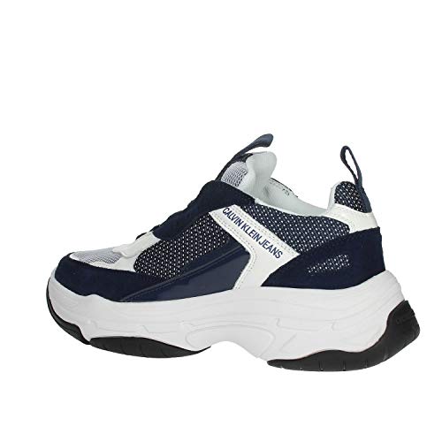 Calvin Klein Jeans B4S0133 Sneakers Hombre Azul/Blanco 40