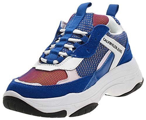 Calvin Klein Jeans R7798 Sneakers Mujer Azul Claro 37