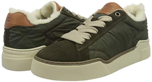 camel active Wind, Zapatillas Mujer, Verde Oliva, 39 EU