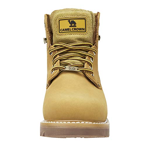 CAMEL CROWN Bota Mujer Piel Botas Waterproof Mujer Militares Work Boots for Women Outdoor Invierno