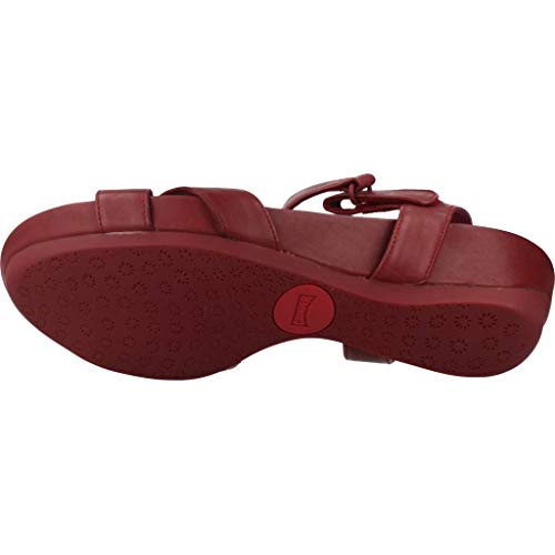 Camper Micro, Sandalias con Punta Abierta Mujer, Rosa (Medium Red 610), 38 EU