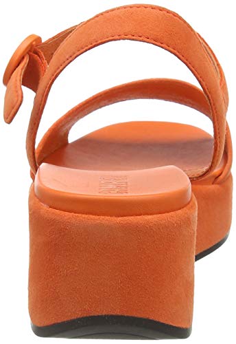 Camper Misia, Sandalia con Pulsera Mujer, Naranja (Medium Orange 810), 35 EU