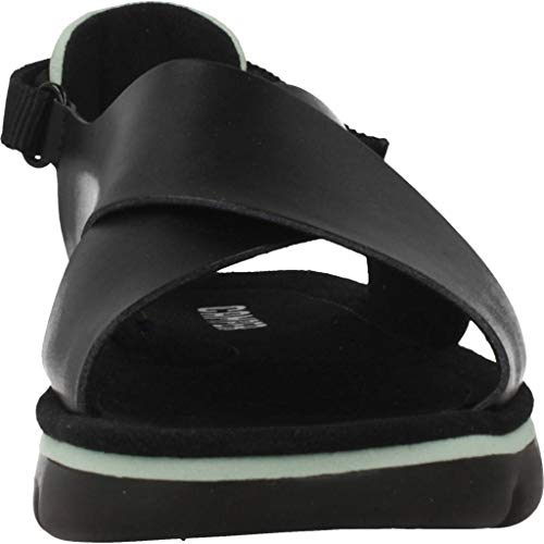 Camper Oruga Sandal, Sandalias de Talón Abierto Mujer, Rosa (Black 1), 39 EU