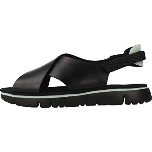 Camper Oruga Sandal, Sandalias de Talón Abierto Mujer, Rosa (Black 1), 39 EU