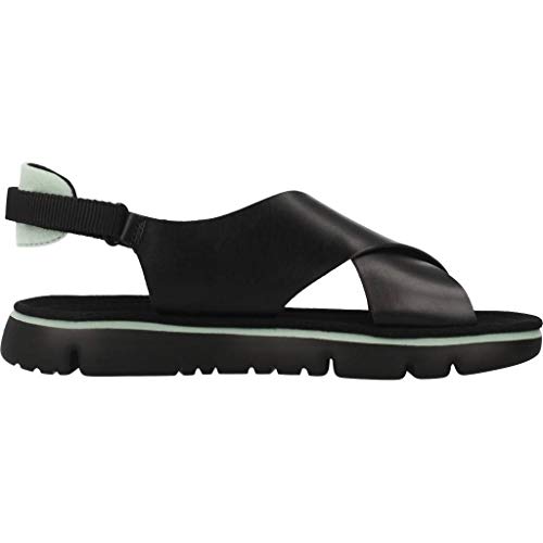 Camper Oruga Sandal, Sandalias de Talón Abierto Mujer, Rosa (Black 1), 39 EU