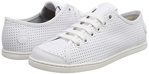 Camper Uno, Zapatillas Mujer, Blanco (White Natural 100), 41 EU