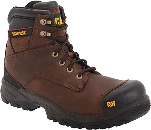 Caterpillar - Botas de Trabajo Resistentes al Agua Spiro para Chico Hombre (44 EU) (Marrón)