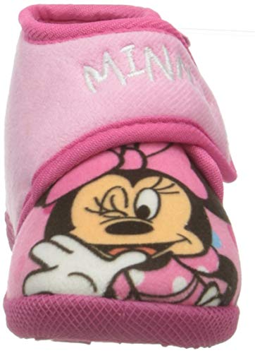 CERDÁ LIFE'S LITTLE MOMENTS 2300004566_T024-C07, Zapatillas de Casa Minnie-Licencia Oficial Disney Niñas, Rosa, 24 EU