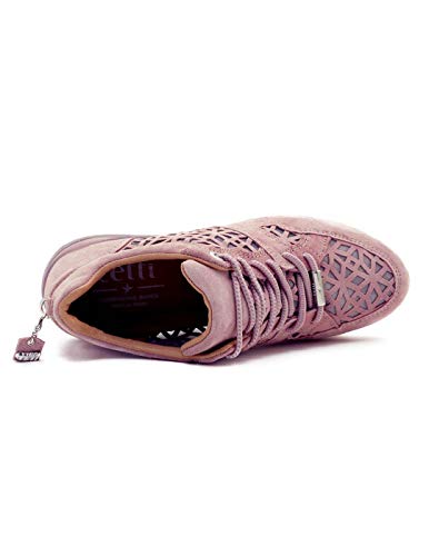 Cetti Zapatilla Mujer Ante Mesh Rosa 36 Rosa