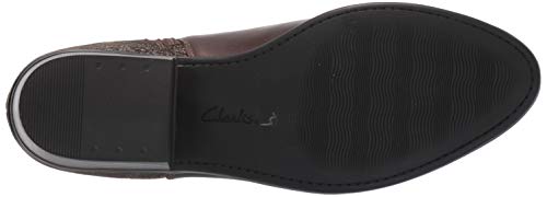 Clarks Addiy Gladys, Botas Modernas. Mujer, Ledre de Color Pardo, 39 EU