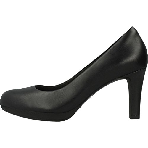 Clarks Adriel Viola, Zapatos de Tacón para Mujer, Negro (Black Leather), 41 EU
