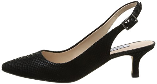 Clarks Aquifer Belle, Zapatos de tacón para Mujer, Black Snake, 37.5 EU