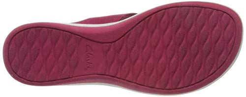 Clarks Arla Elin, Sandalias de Talón Abierto Mujer, Rosa (Rose-), 39.5 EU