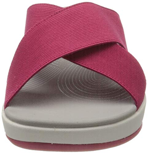 Clarks Arla Elin, Sandalias de Talón Abierto Mujer, Rosa (Rose-), 39.5 EU