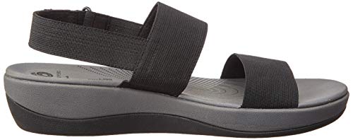 Clarks Arla Jacory, Sandalias de Talón Abierto Mujer, Negro (Black-), 40 EU