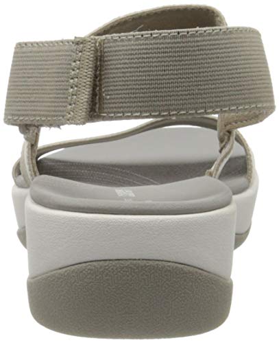 Clarks Arla Jacory, Sandalias de Talón Abierto para Mujer, Beige (Sand Multi Sand Multi), 40 EU